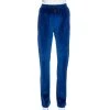 Versace Blue Velvet Medusa Embroidered Sweatpants XS For Women