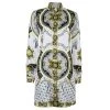 Versace Multicolor Silk Shirt Dress M For Women