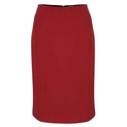 Versace Collection Red Pencil Skirt M For Women