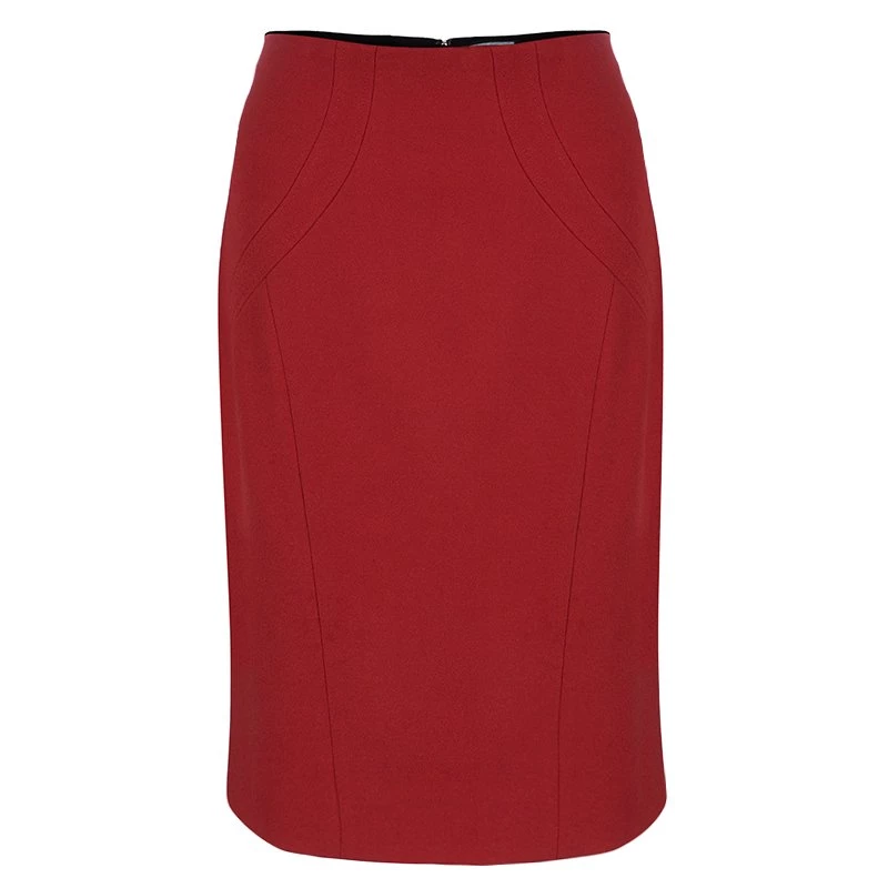 Versace Collection Red Pencil Skirt M For Women