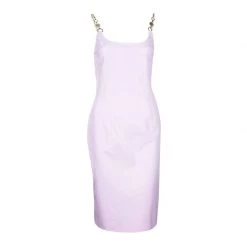 Versace Blush Pink Sleeveless Dress M For Women
