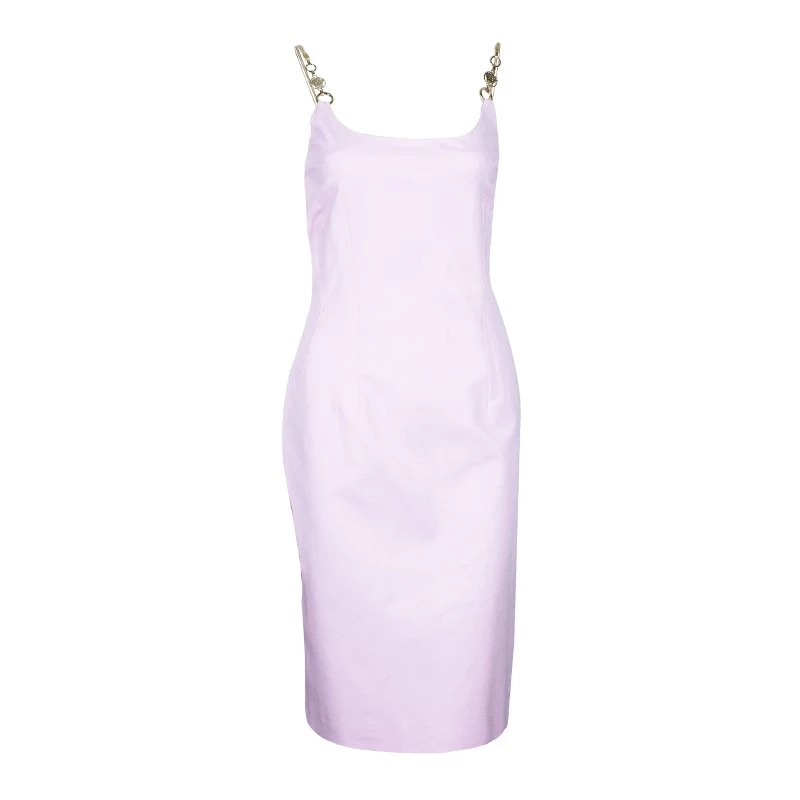 Versace Blush Pink Sleeveless Dress M For Women