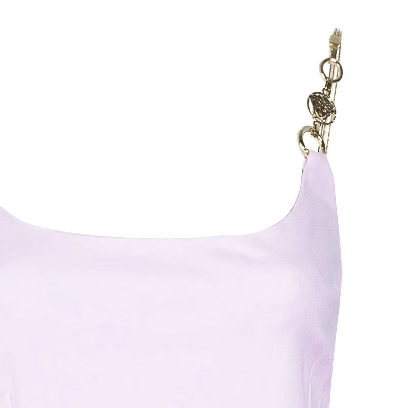 Versace Blush Pink Sleeveless Dress M For Women - Image 4