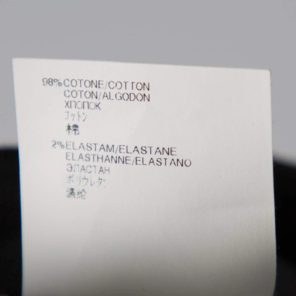 Versace Black Cotton Gold Ankle Detail Formal Trousers L For Women - Image 6