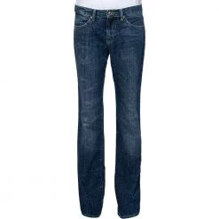 Versace VJC Navy Blue Denim Washed Jeans M For Women