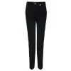 Versace Black Wool Trousers M For Women