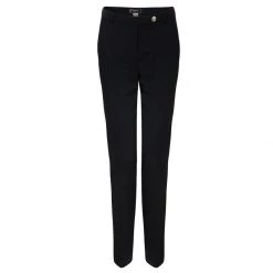 Versace Black Wool Trousers M For Women