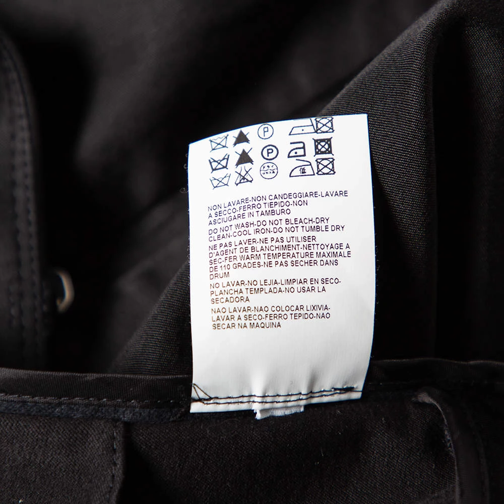 Versace Collection Black Cotton Blend Ruched Hem Trousers M For Women - Image 7