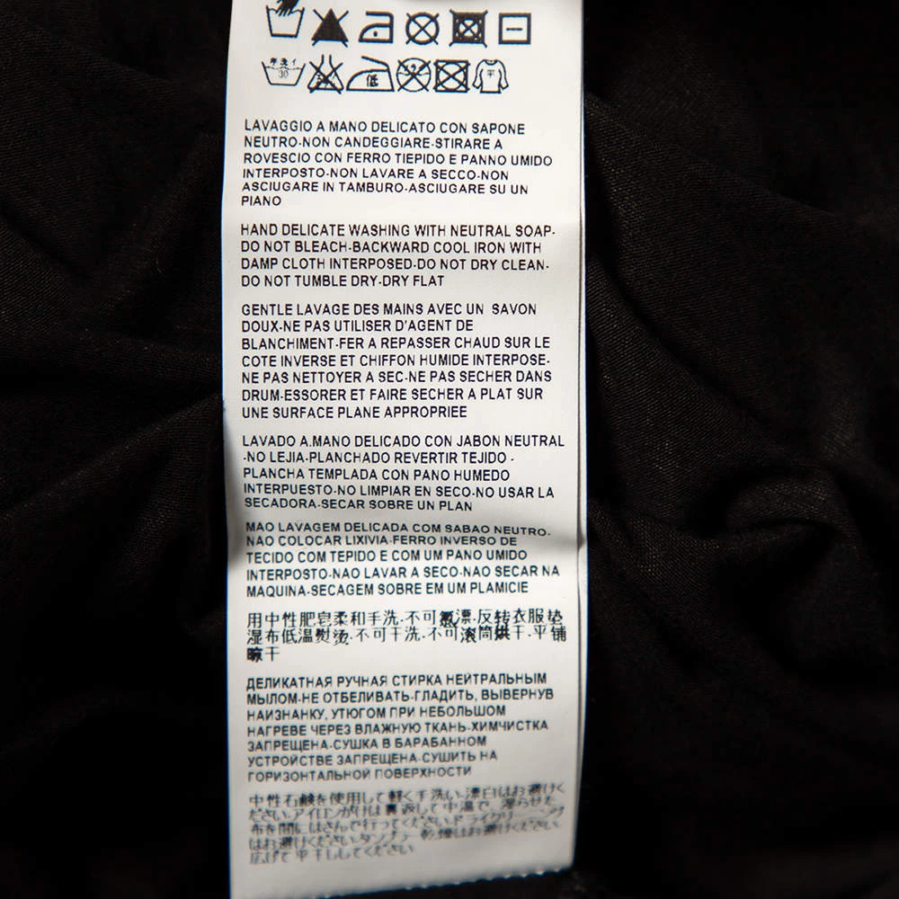 Versace Black Stretch Knit Medusa Embellished T-Shirt S For Women - Image 6