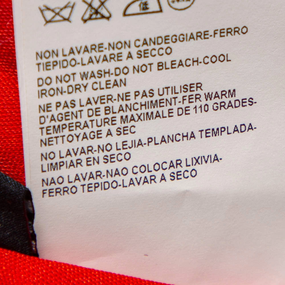 Versace Orange Jersey Embroidered Trim Detailed Short Dress S For Women - Image 8