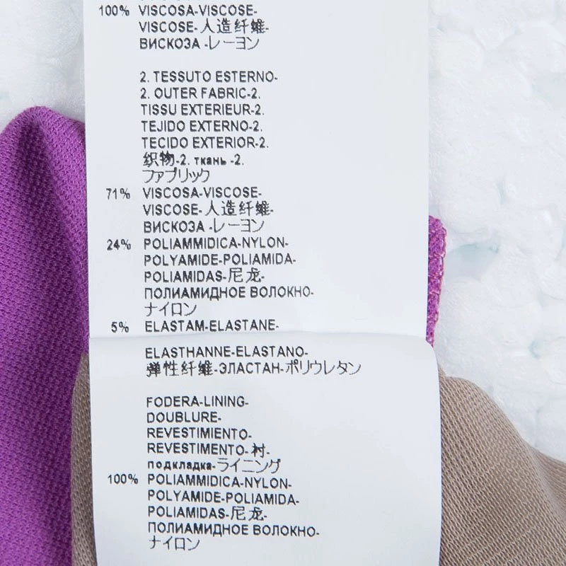 Versace Collection Multicolor Knit Ruched Sleeveless Dress S For Women - Image 7