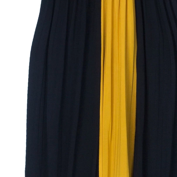 Versace Color-block Halterneck Evening Dress M For Women - Image 5