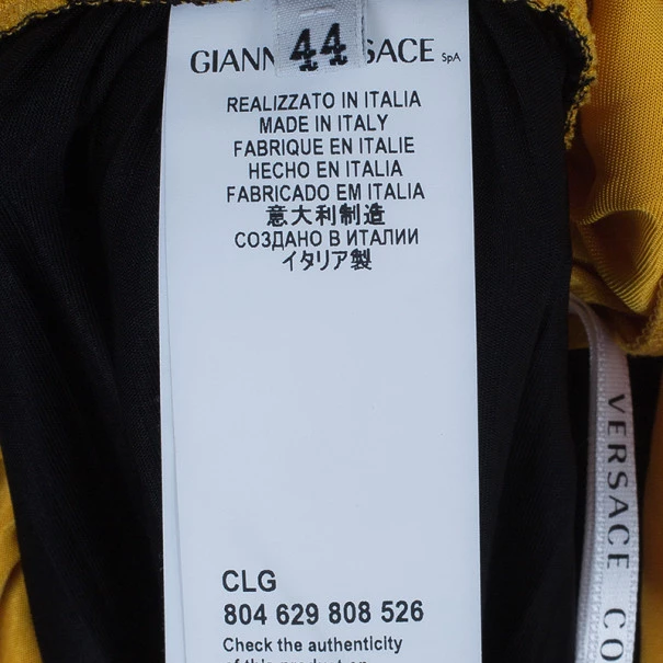 Versace Color-block Halterneck Evening Dress M For Women - Image 9