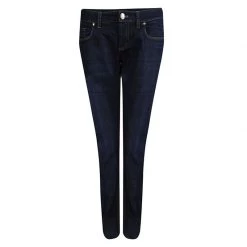Versace Indigo Dark Wash Denim Straight Fit Jeans M For Women