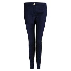 Versace Indigo Dark Wash Denim Contrast Paneled Jeans M For Women