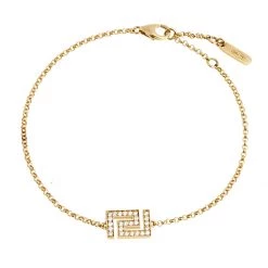 Versace Diamond 18k Yellow Gold Bracelet For Women