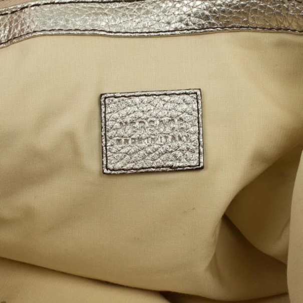 Versace Metallic And Ivory 'Couture Fringes' Hobo For Women - Image 13