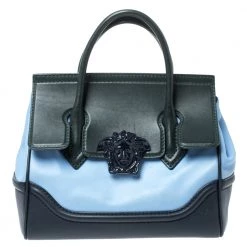 Versace Multicolor Leather Palazzo Tote For Women