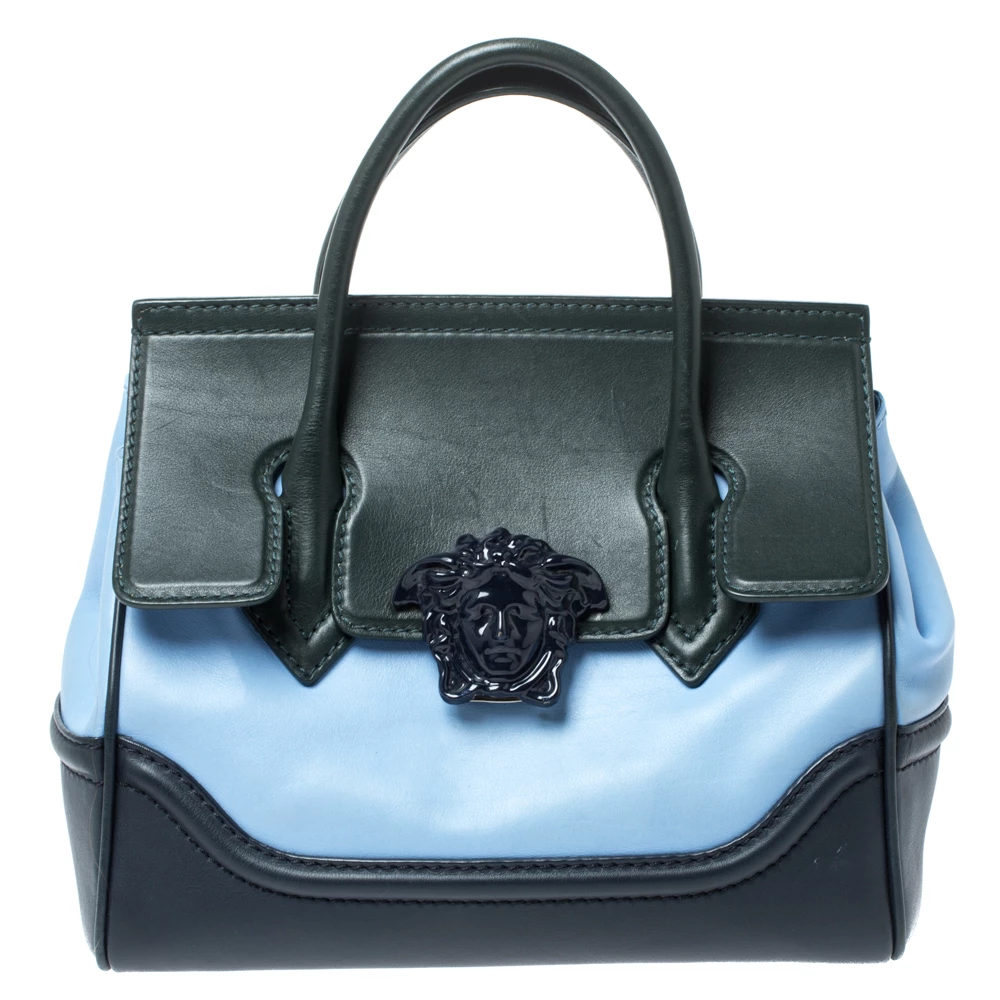 Versace Multicolor Leather Palazzo Tote For Women