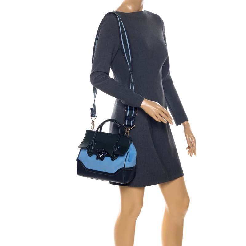 Versace Multicolor Leather Palazzo Tote For Women - Image 2