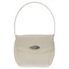 Versace White Patent Leather Shoulder Bag For Women