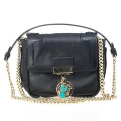 Versace Black Chain Mini Shoulder Bag For Women