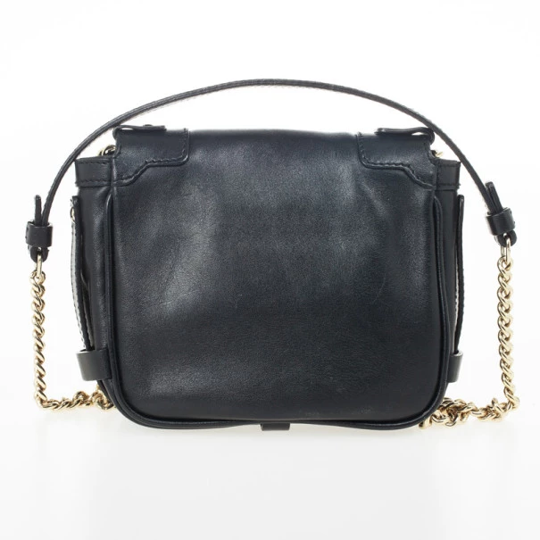 Versace Black Chain Mini Shoulder Bag For Women - Image 4
