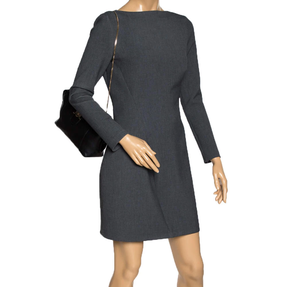 Versace Black Leather Medusa Medallion Bag For Women - Image 2