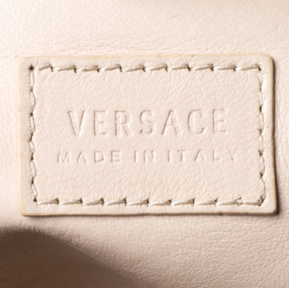 Versace Black Leather Medusa Medallion Bag For Women - Image 9