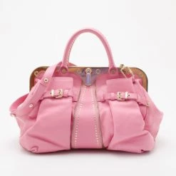 Versace 'Reve - Mini' Framed Leather Satchel For Women