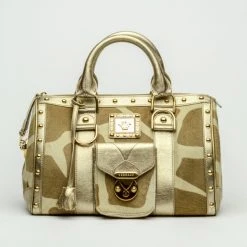 Versace Pony Hair 'Snap Out Of It' Satchel For Women