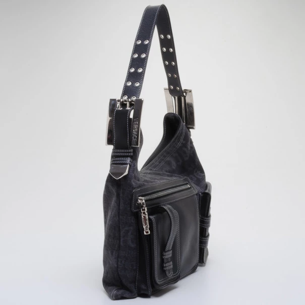 Versace Denim Shoulder Bag For Women - Image 2