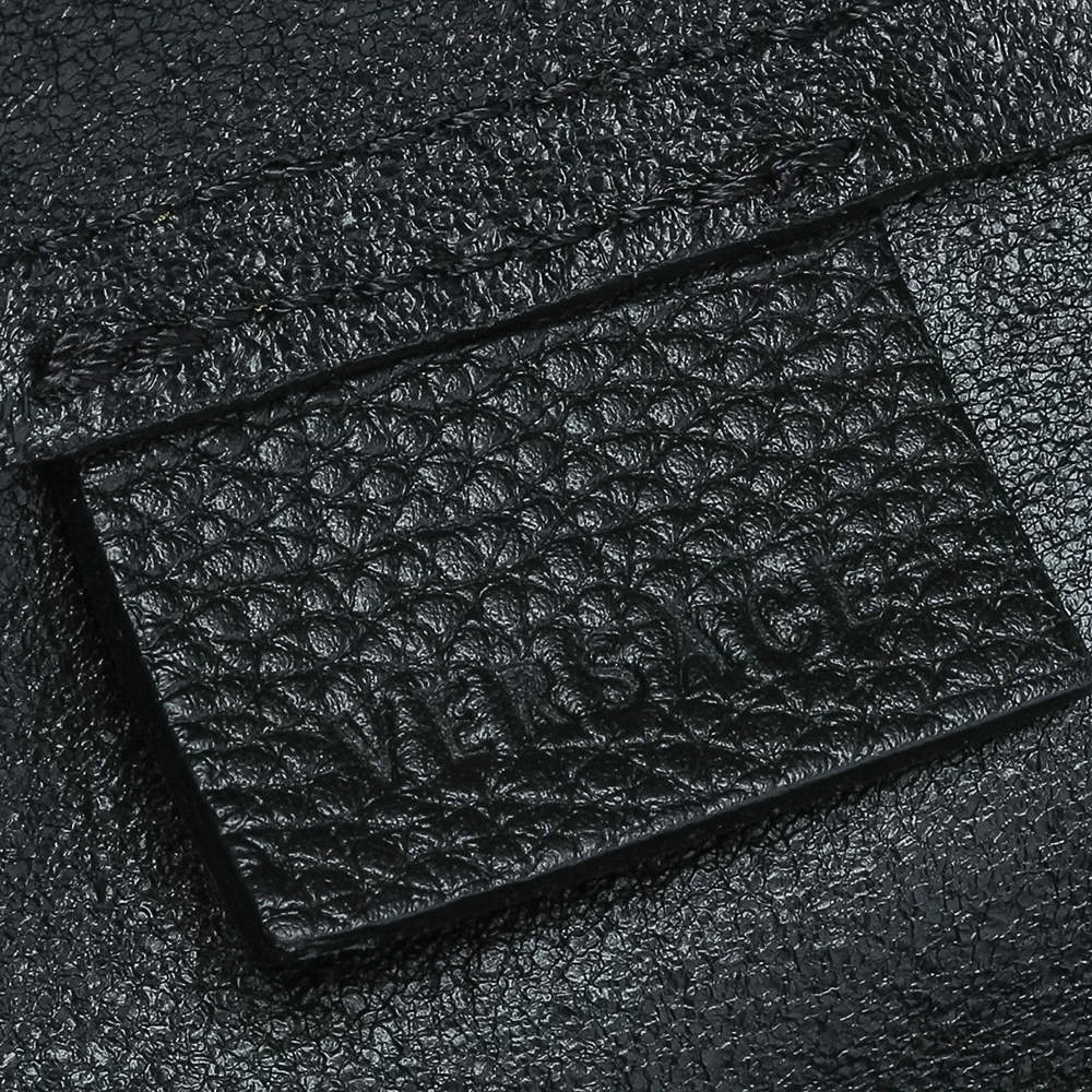 Versace Black Leather Palazzo Medusa Tote For Women - Image 8