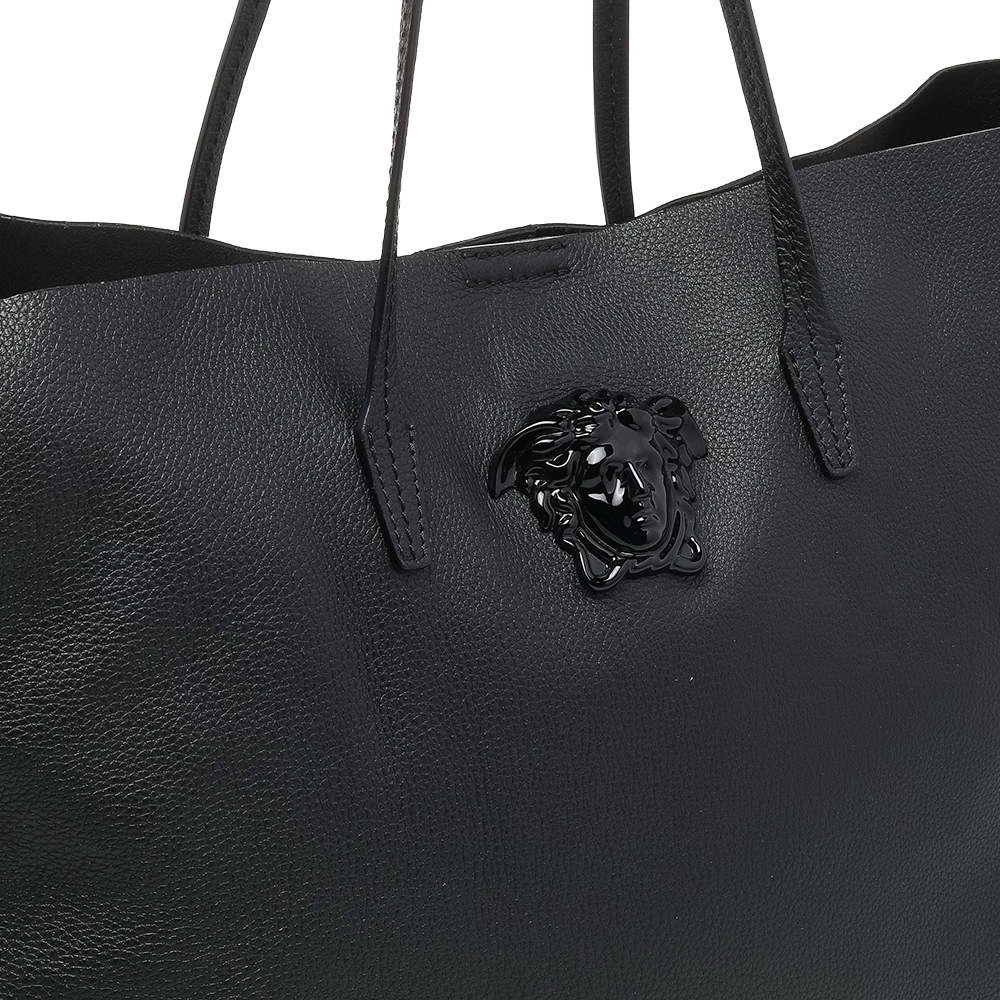 Versace Black Leather Palazzo Medusa Tote For Women - Image 5