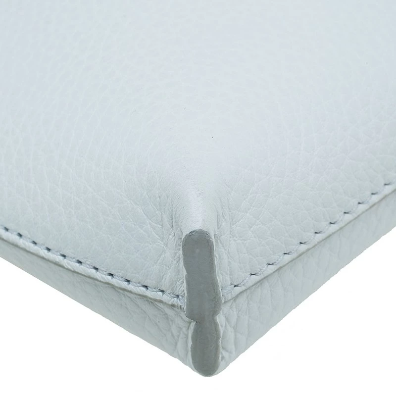 Versace White Leather Small Medusa Clutch For Women - Image 11