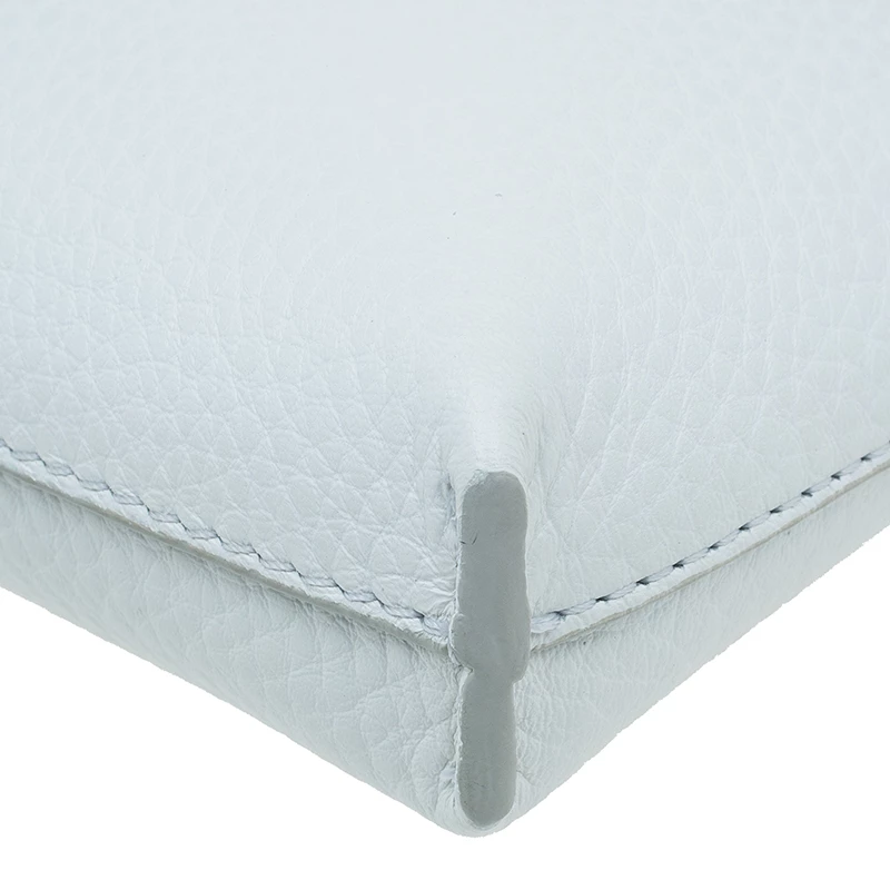 Versace White Leather Small Medusa Clutch For Women - Image 12