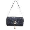 Versace Black Leather Vanitas Medea Shoulder Bag For Women