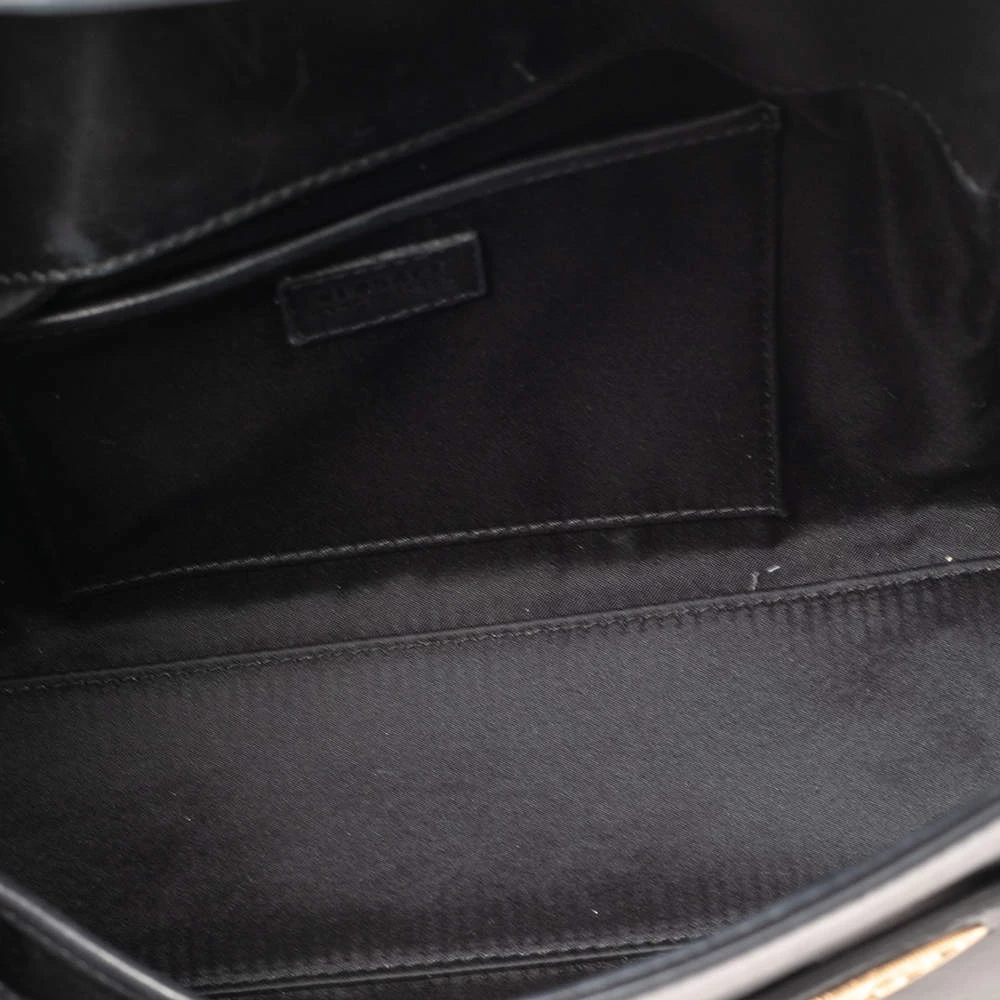 Versace Black Leather D Signature Medusa Shoulder Bag For Women - Image 7