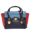 Versace Tricolor Leather Small Medusa Medallion Tote For Women