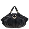 Versace Black Soft Leather Hobo For Women