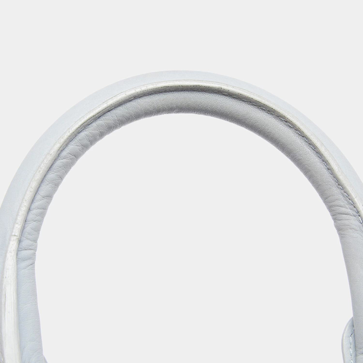 Versace Light Blue Fabric And Leather Madonna Satchel For Women - Image 5