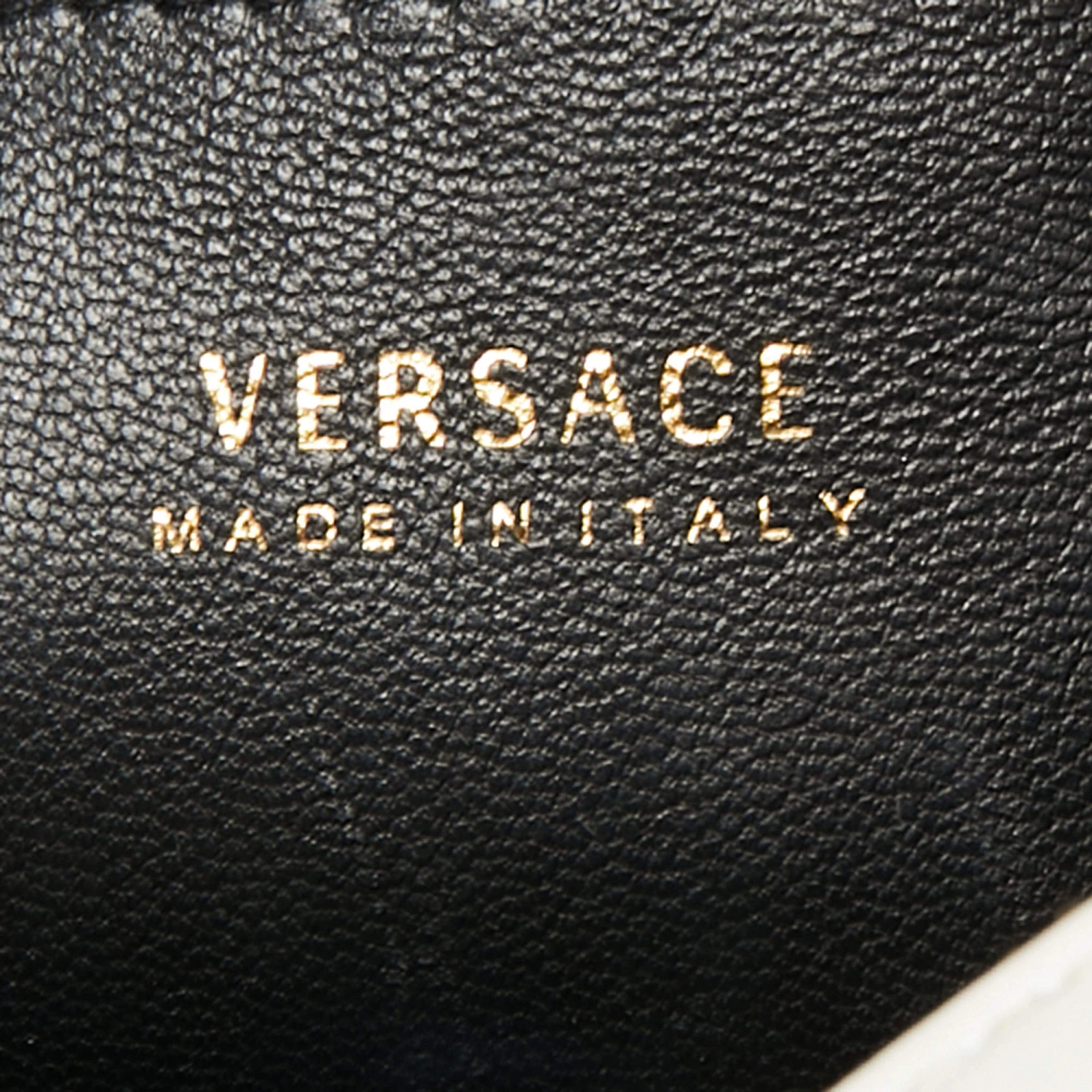 Versace White Leather Virtus Crossbody Bag For Women - Image 9