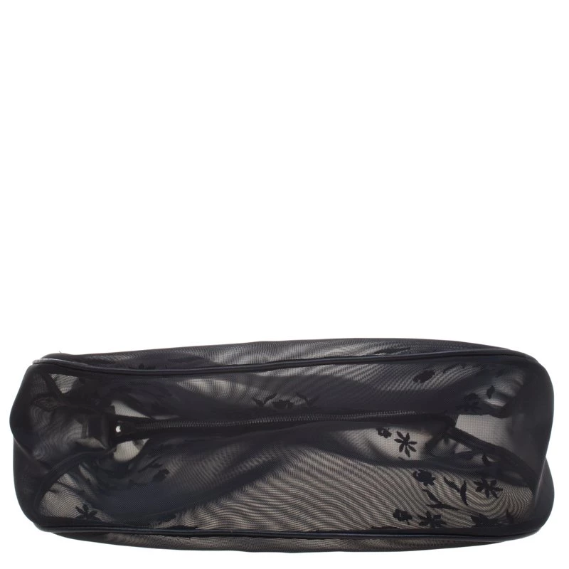 Versace Black Mesh Vintage Shoulder Bag For Women - Image 6