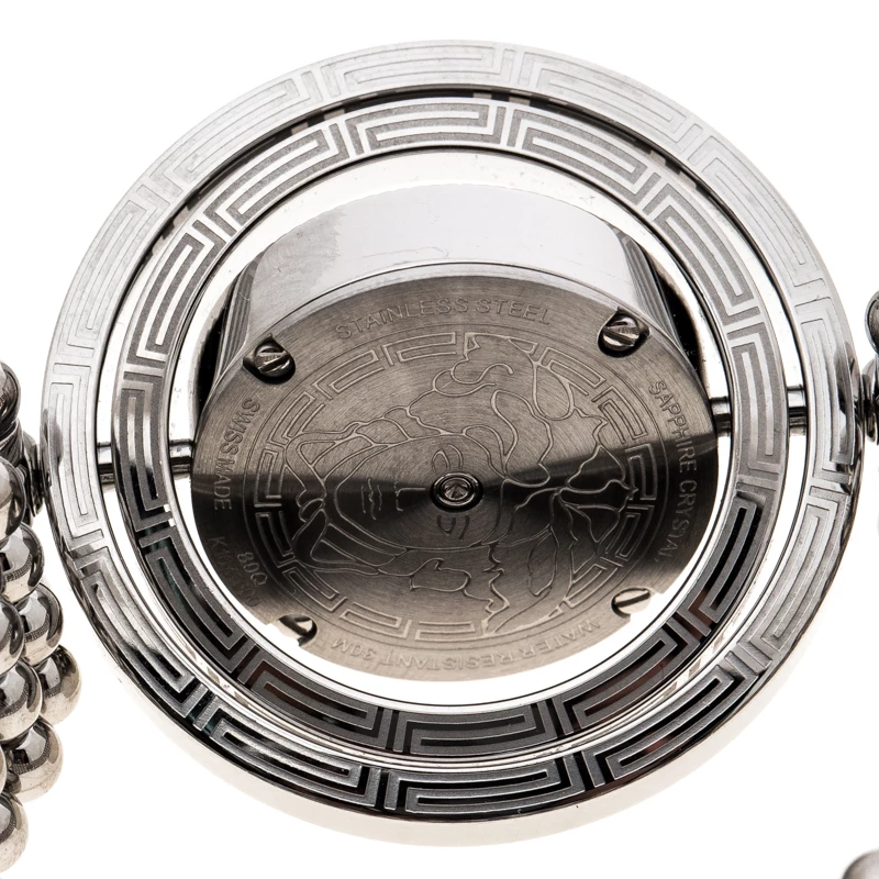 Versace Mother Of Pearl Stainless Steel Eon 80Q Women's Wristwatch 39 Mm For Women - Image 5