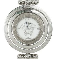 Versace Eon Stainless Steel Womens Wristwatch 25.2 MM For Women