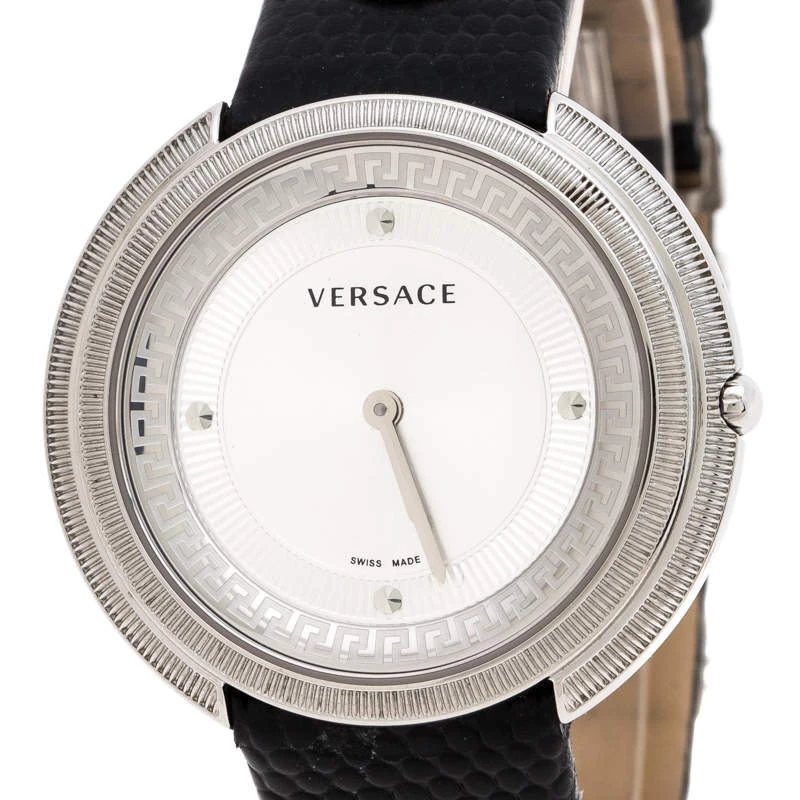 Versace Silver Stainless Steel Thea A7Q Women's Wristwatch 39MM For Women - Image 3