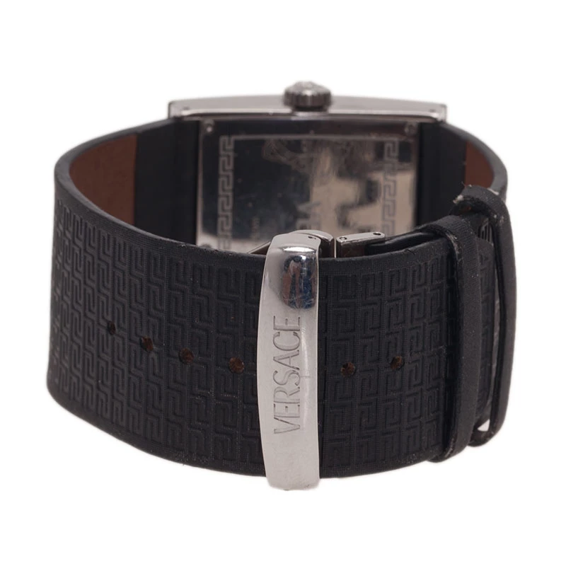 Versace White Stainless Steel V-Greca Women's Wristwatch 38MM For Women - Image 6