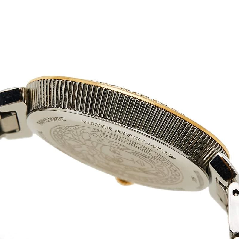 Versace Mother Of Pearl Gold Plated Stainless Steel Daphnis V16 Women's Wristwatch 35 MM For Women - Image 7