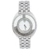 Versace White Stainless Steel Diamond Destiny Spirit 86Q Women's Wristwatch 39 Mm For Women