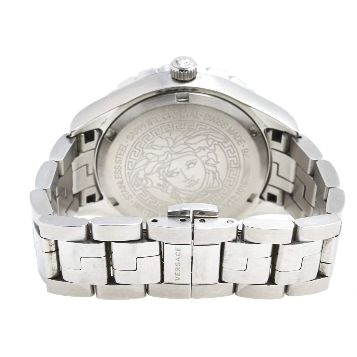 Versace Pink Stainless Steel Hellenyium V12010015 Women's Wristwatch 35 Mm For Women - Image 5